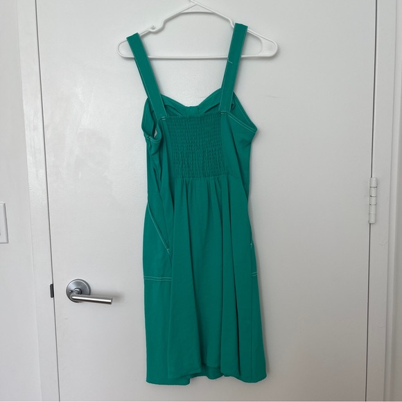 Green Dress with Tie Front - Picture 3 of 7